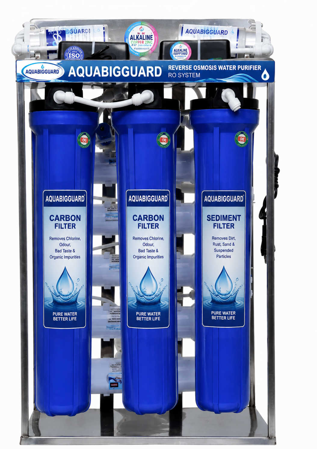 ChatGPT Image Aug 18, 2026, 05_32_38 PM AQUABIGGUARD100 Liter Plant RO+UV+UF+COPPER+ TDS CONTROLLER + ALKALINE +15 L WATER PURIFIER - Image 1