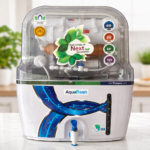 Aquabigguard Swift RO+UV+UF+COPPER+ TDS CONTROLLER 15 L RO + UV + UF + Copper Water Purifier (White & Blue)