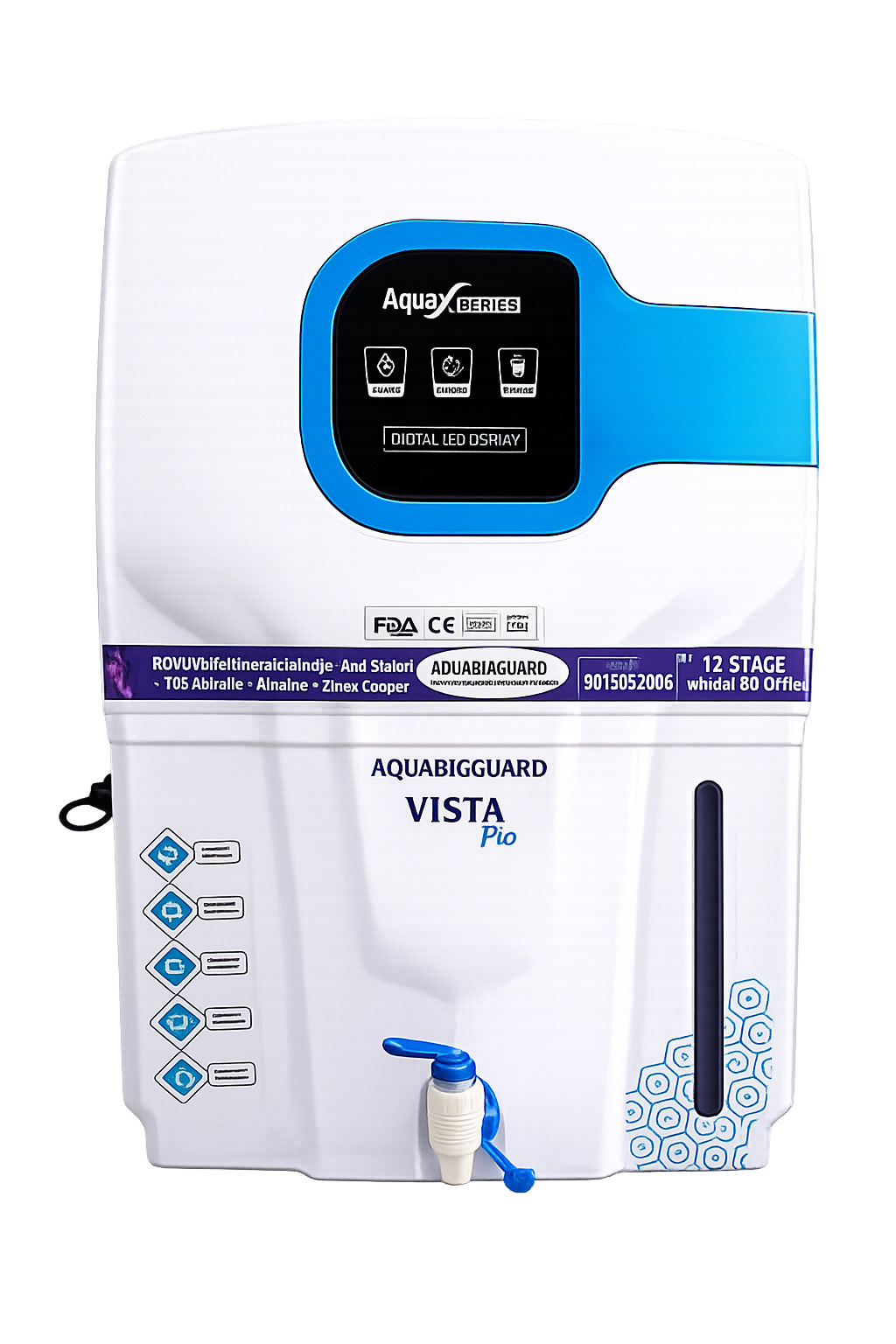 ChatGPT Image Jul 22, 2026, 06_33_29 PM AQUABIGGUARD Vista RO+UV+UF+COPPER+ALKALINE+ TDS CONTROLLER 15 L Water Purifier (White+ Blue) - Image 1