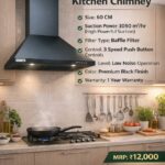 Aquabigguard  Kitchen Chimney with Powerful Suction