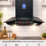 Aquabigguard Auto Clean Kitchen Chimney with Powerful Suction & Push Button Control