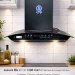Aquabigguard Auto Clean Kitchen Chimney with Powerful Suction & Touch Control