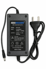 AQUABIGGUARD AC DC Adapter for RO Water Purifiers, 24V DC 2.5A Output, 100–300V AC Input, 60W – Black