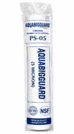 AQUABIGGUARD Spun Filter 10 Inch 5 Micron Pre-Filter Cartridge for Water Purifier 