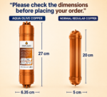 AQUABIGGUARD Copper Zinc Alkaline Inline Filter (AQUA LIVE) - Image 3