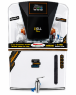 AQUABIGGUARD DELL RO+UV+UF+COPPER+ ZINC+TDS CONTROLLER 15 L + Alkaline Copper Water Purifier(white)