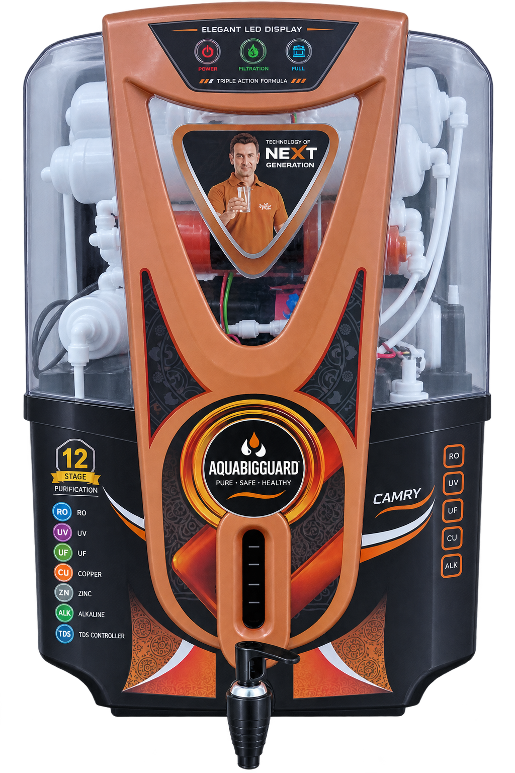 ChatGPT Image Aug 20, 2026, 04_32_09 PM AQUABIGGUARD CAMRY RO+UV+UF+ TDS CONTROLLER 15 L+COPPER+ALKALINE+ RO + UV + UF + Copper Water Purifier - Image 1