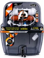 AQUABIGGUARO SWIFT RO+UV+UF+ TDS CONTROLLER 15 L+COPPER+ALKALINE+ RO + UV + UF + Copper Water Purifier(BLACK TRANSPARENT))